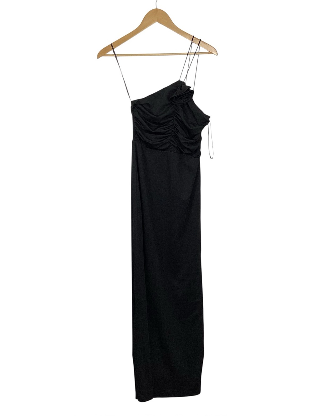 Showpo. Teagan Midi Dress Black Size 6 NWT
